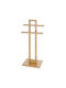 Freestanding Bathroom Hanger 2 Positions Bamboo 37x25x85cm Mrshome Df-0092000