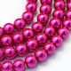 Glas Perlen Fuchsia 3mm Ca. 195 Stück