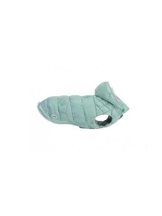 Camon Dog Coat Hooded Blue With Back Length 30 cm