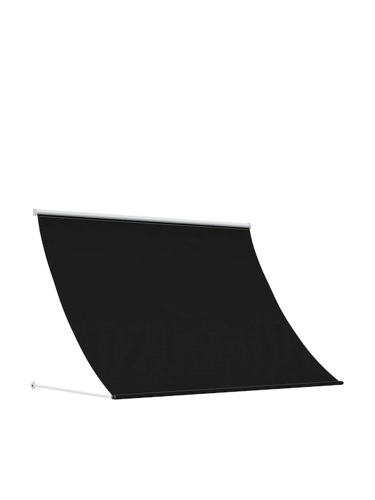 vidaXL Тента За Тераса Черна 1x1.5m