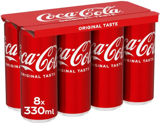 Coca-Cola Coca-Cola Mit Kohlensäure in Kiste 8x330ml