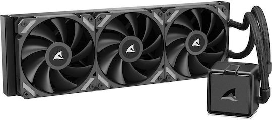 Sharkoon S40 Răcire cu lichid AIO CPU cu 3 ventilatoare de 120mm