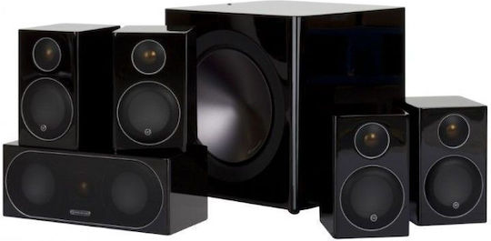 Monitor Audio Home Cinema Speaker Set 5.1 Radius Black Gloss