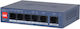 Dahua CS4006-4GT-36 Управляем L2 PoE+ Суич с 4 Gigabit (1Gbps) Ethernet Порта