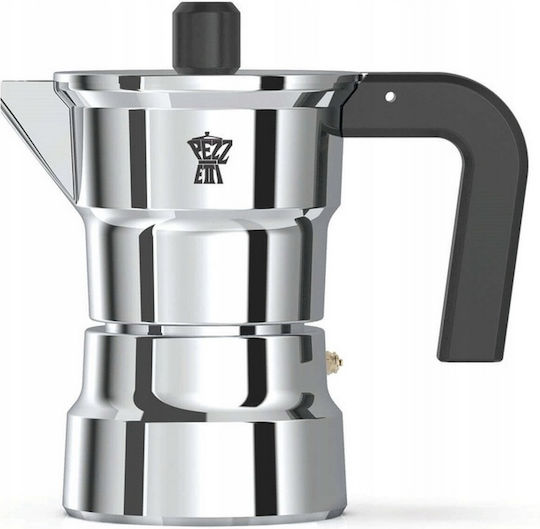 Pezzetti Ηλεκτρικό Μπρίκι Espresso Ασημί