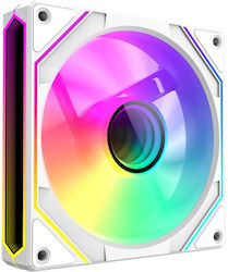 GameMax VEGMFN12AS8IPWH Case Fan 120mm Λευκό GameMax VEGMFN12AS8IPWH Case Fan 120mm Λευκό