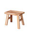 Hölzernes Gartenhocker Außenbereich Beige 31x19x25cm