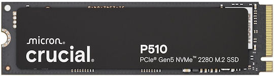 Crucial P510 SSD 2TB M.2 Type with PCI Express 5.0 Connection CT2000P510SSD8-T Bulk