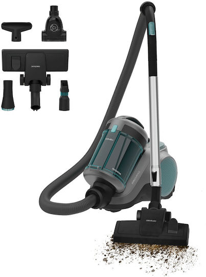 Cecotec Rockstar Staubsauger 900W mit Beutellos 2lt Schwarze