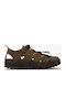 Men's Sandals in Tabac Brown Colour