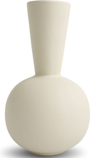 Cooee Design Keramik Vase Trumpet Beige Y30cm Cooee Design Keramik Vase Trumpet Beige Y30cm