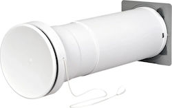 Duka Telescopic Valve Ø105 Mm 260/400 Mm Gray White Type 450 Db