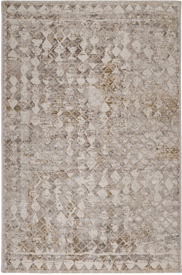 Biokarpet Art 9318a White-gold-67x140