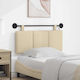 vidaXL Fabric Bed Headboard Cushion Beige 110x55cm