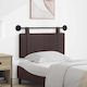 vidaXL Fabric Bed Headboard Cushion Brown 100x55cm