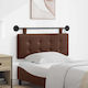 vidaXL Leather Brown Bed Headboard Cushion 110x...