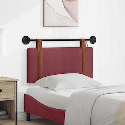 vidaXL LED Back Cushion for Headboard in Red Fa...