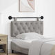 vidaXL Fabric Bed Headboard Pillow Gray 110x55cm
