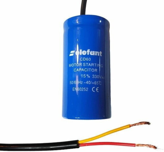 Cd60 Kondensator Drähte 100uF 50x100mm 330V Elefant