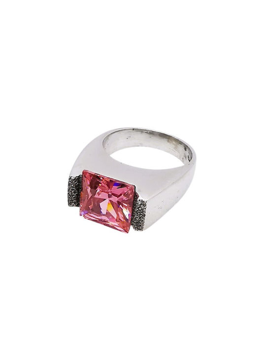 Kosmima1 Γυναικείο Δαχτυλίδι με Πέτρες από Ασήμι Επιχρυσωμένο
