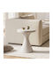 Round Side Table Nome White W38xL38xH46.5cm