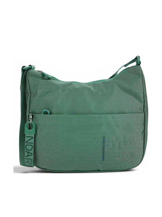 Fabric Women's Shoulder Bag Green