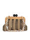Straw Women's Black Handbag