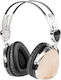 Kruger & Matz KM0660MP Жични Over Ear Слушалки Бежови
