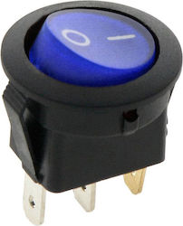 292028 Comutator On-Off Lampă 6A 250V/125V 10A Albastru Set 5 Bucăți