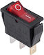 292415 Ein-Aus-Schalter Lampe 20a 230vac Rote Set 5 Stücke