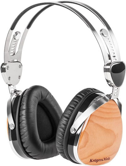 Kruger & Matz KM0660CR Wired Over Ear Headphones Cherry
