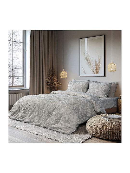 Beauty Home Cotton Duvet Cover Set 170x250cm Si...