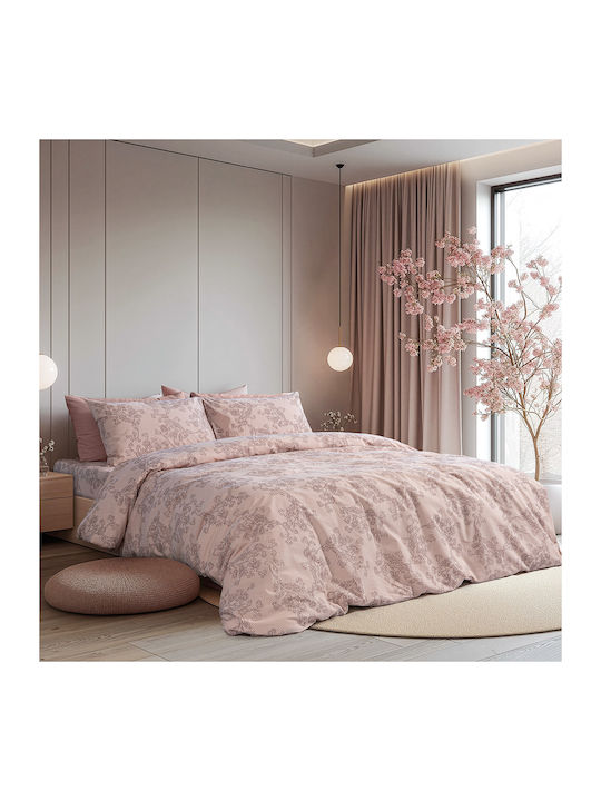 Beauty Home Cotton Duvet Cover Set 170x250cm Si...