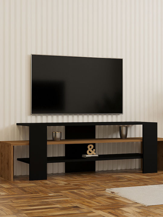 TV Stand Lenour Black L150xW35xH45cm