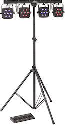 Soundsation Lumina În Mișcare PAR LED 4LEDKIT-DJ RGB