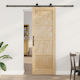 Sliding Door Orkdal Natural 73.5 x 211 cm Solid...