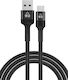 Powertech USB 2.0 Кабел USB-C Мъжки - USB-C 60W PD Черен 1m PTR-0202
