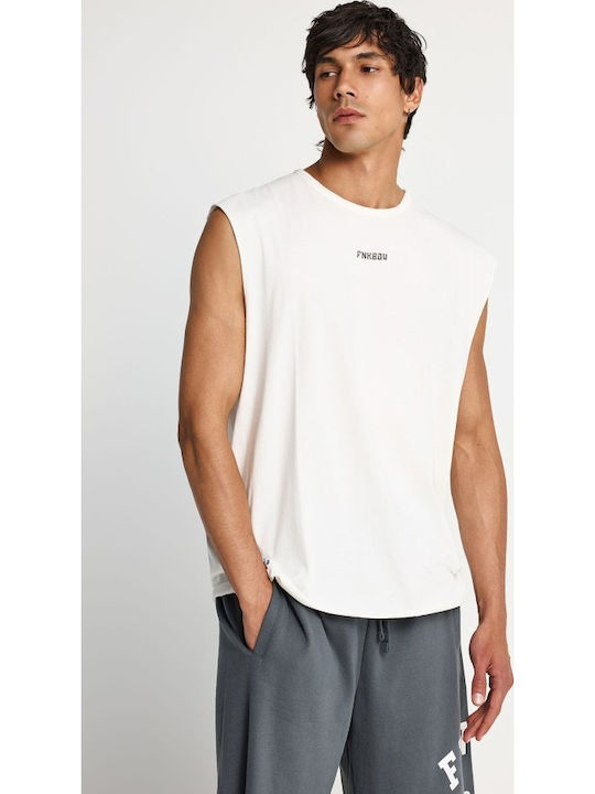 Funky Buddha Herrenbluse Weiß FBM013-096-04 Rel...