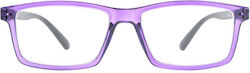 Frog Optical Lesebrillen +1.50 in Lila Farbe