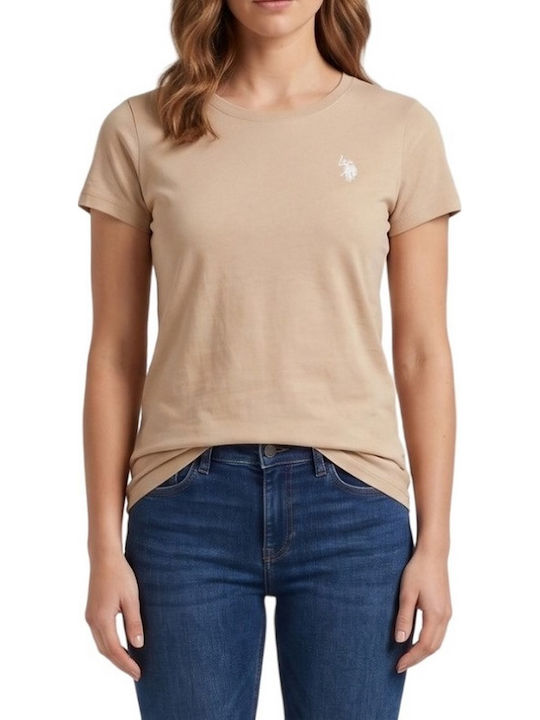 U.S. Polo Assn. Lucy Γυναικείο T-shirt Beige