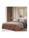 Beauty Home 12565 Σετ Σεντόνια Διπλά 200x260εκ. Καφέ (4τμχ)