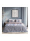 Beauty Home 12572 Подредба Чаршафи За Двойно Легло С Еластична Лента 165x200+30см Бежово, Сиво (4 Бройки) 12572СЕУДЛ