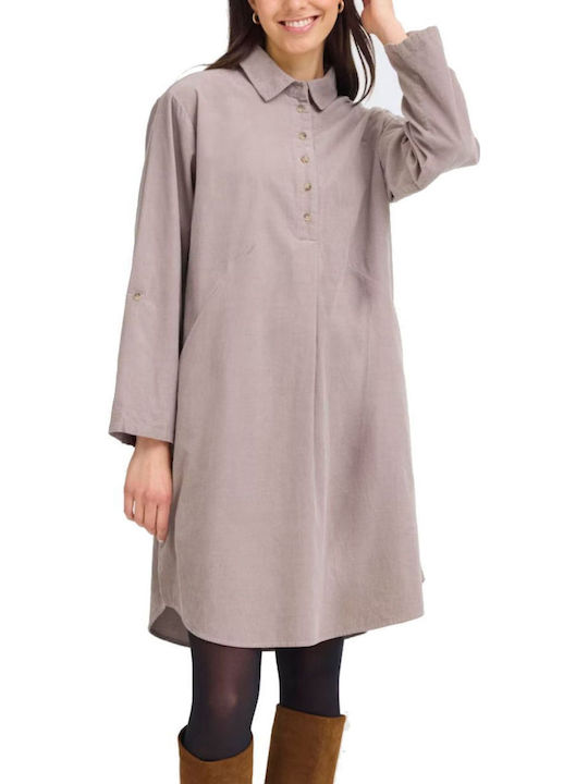 Shirt Dress Ecru