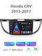 Car Audio System for Honda CR-V 2013-2017 Bluetooth USB WiFi GPS Apple CarPlay Android Auto with 9" Touch Screen