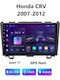 Sistem Audio Auto pentru Honda CR-V 2007-2012 (Bluetooth/USB/WiFi/GPS/Apple CarPlay/Android Auto) cu Ecran Tactil 9"