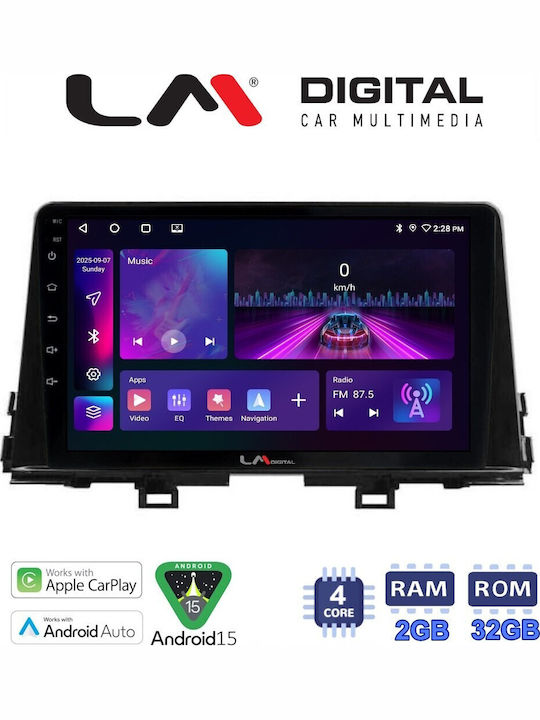 LM Digital Car Audio System for Kia Picanto 2021+ Bluetooth USB Wi-Fi GPS Apple CarPlay Android Auto