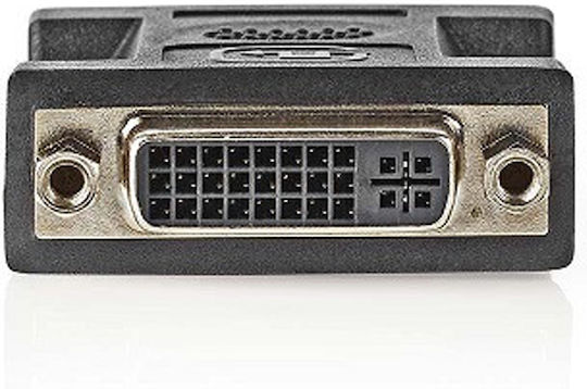 Nedis Convertor DVI-I Masculin la DVI-I Feminin Argintiu 1 Bucată CCGP32950BK