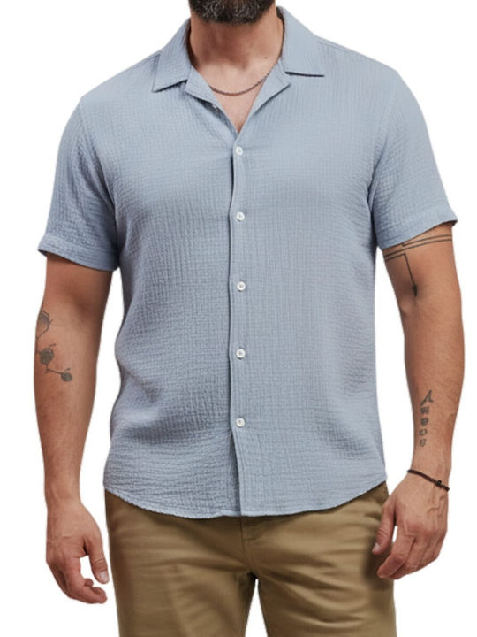 Jack & Jones Short Sleeve Shirt Light Blue