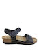 Leather Women's Anatomic Black Sandals