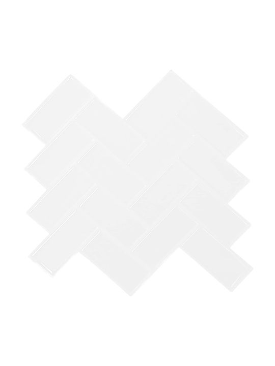 Vidaxl Плочки Рибена Кост 20 Броя Бели 30 X 30 ...
